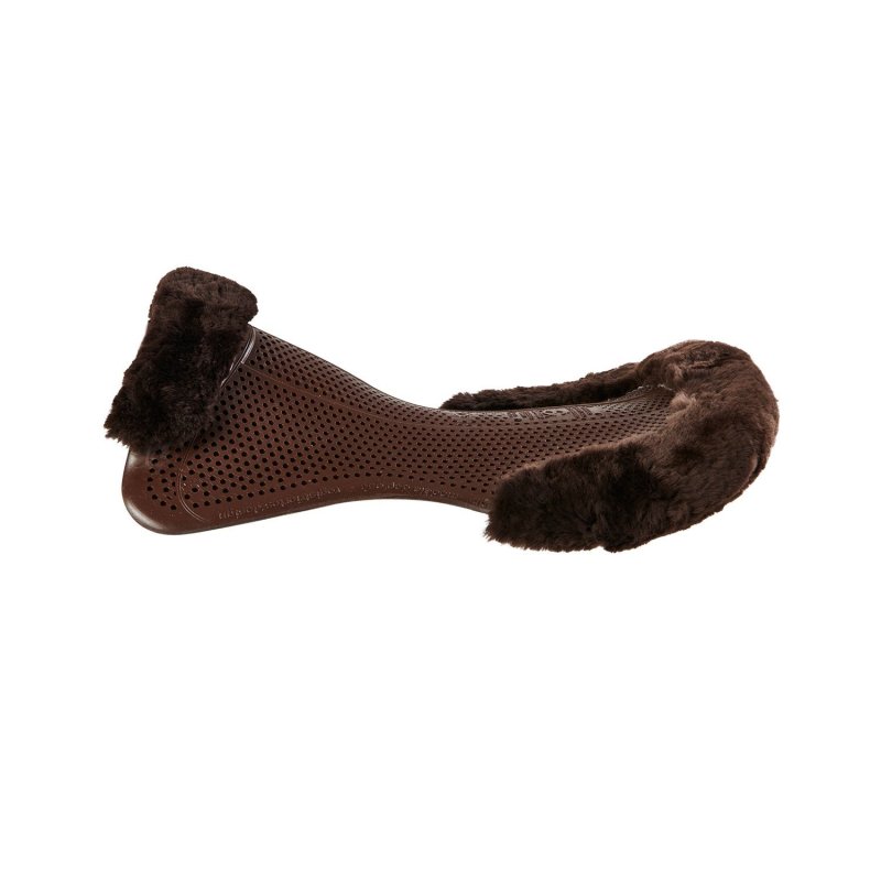 Acavallo Compensatore gel Classic con Dri-Lex e montone - Marrone - colore montone Sheepskin  Brown