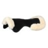 Acavallo Compensatore gel Classic con Dri-Lex e montone - Nero - colore montone Sheepskin  Natural