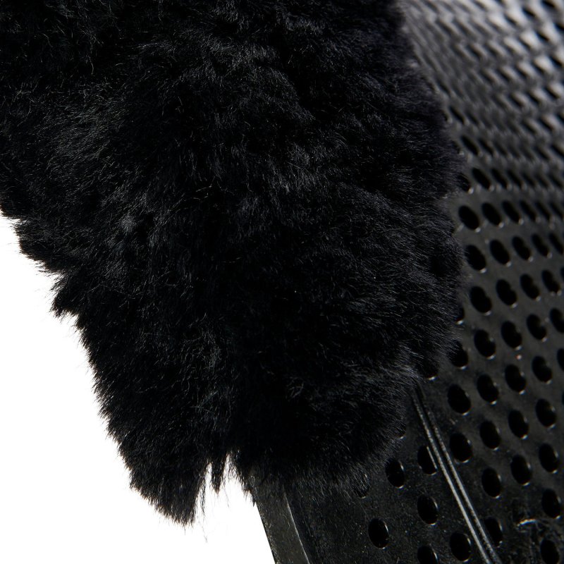 Acavallo Compensatore gel Classic con Dri-Lex e montone - Nero - colore montone Sheepskin  Black