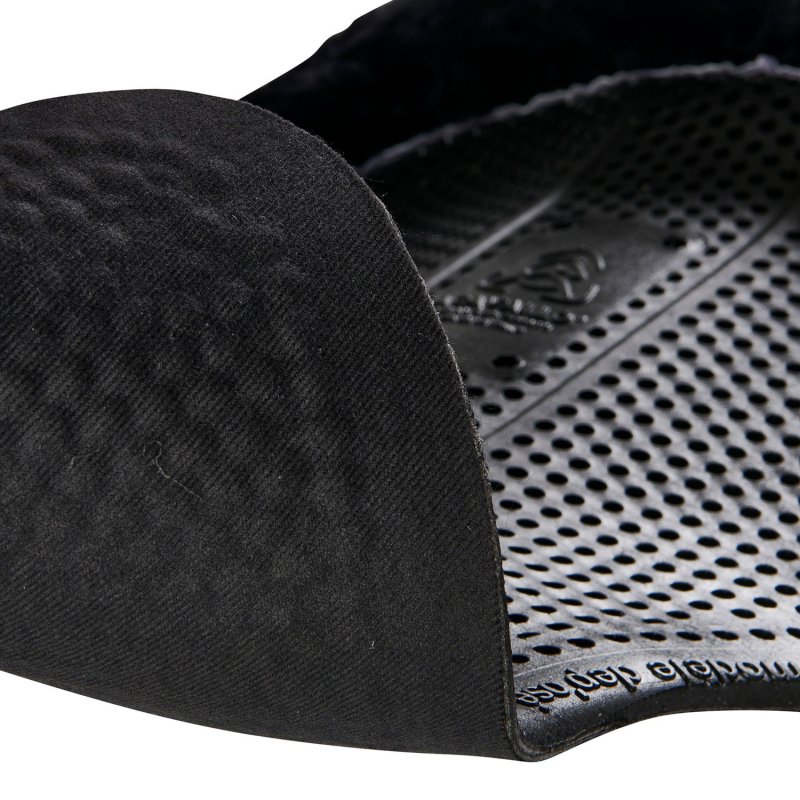 Acavallo Compensatore gel Classic con Dri-Lex e montone - Nero - colore montone Sheepskin  Black