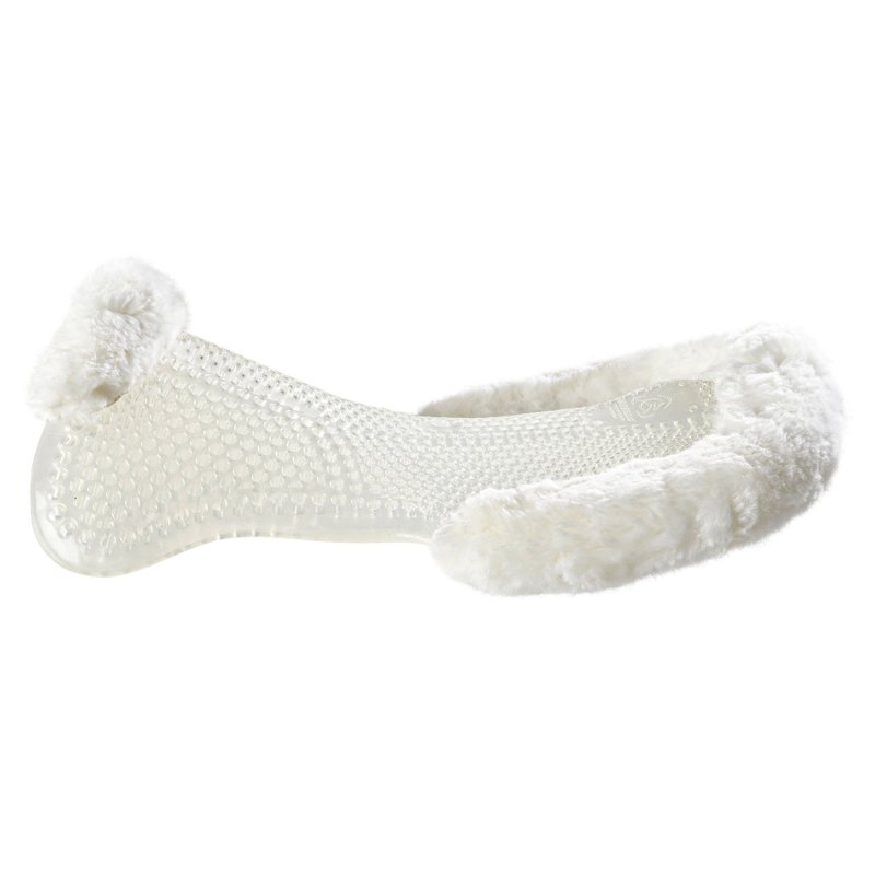 Acavallo Compensatore gel Classic montone rialzo anteriore - Trasparente - colore montone Sheepskin  White