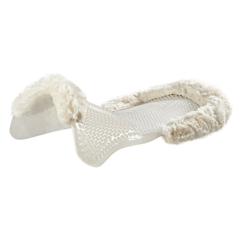 Acavallo Compensatore gel Classic montone rialzo anteriore - Trasparente - colore montone Sheepskin  Natural