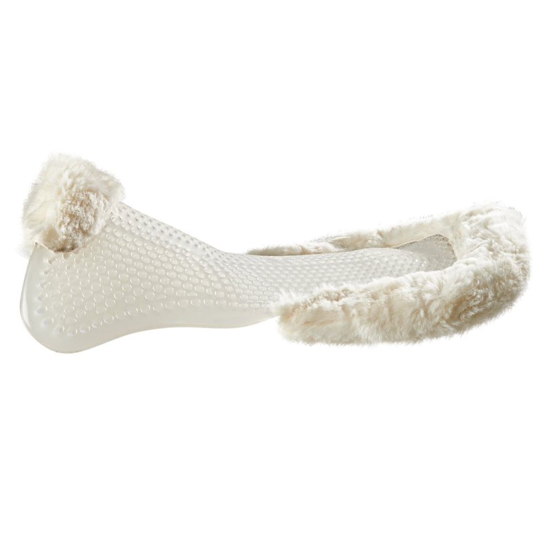Acavallo Compensatore gel Classic montone rialzo anteriore - Trasparente - colore montone Sheepskin  Natural