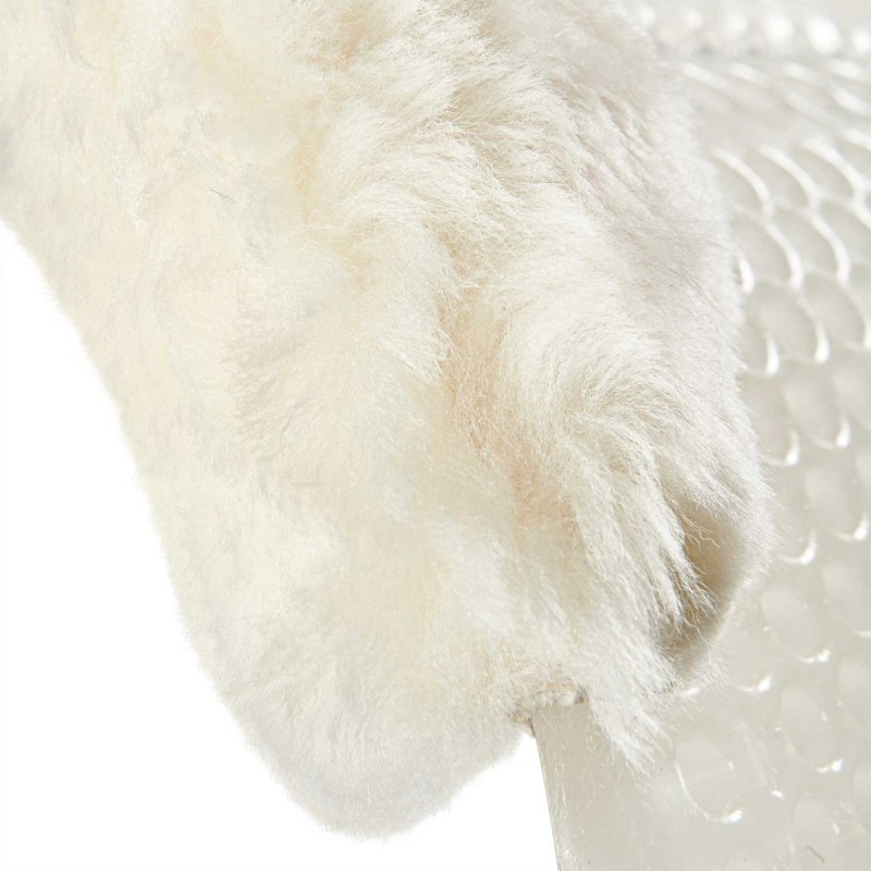 Acavallo Compensatore gel Classic montone rialzo anteriore - Trasparente - colore montone Sheepskin  Natural