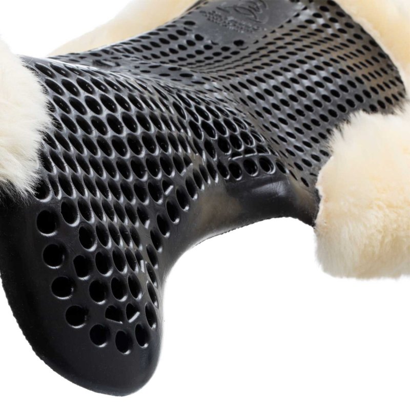 Acavallo Compensatore gel Classic montone rialzo anteriore - Nero - colore montone Sheepskin  Natural