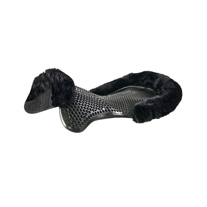 Acavallo Compensatore gel Classic montone rialzo anteriore - Nero - colore montone Sheepskin  Black