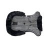 Acavallo Compensatore gel Classic montone rialzo anteriore - Nero - colore montone Sheepskin  Black