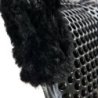 Acavallo Compensatore gel Classic montone rialzo anteriore - Nero - colore montone Sheepskin  Black