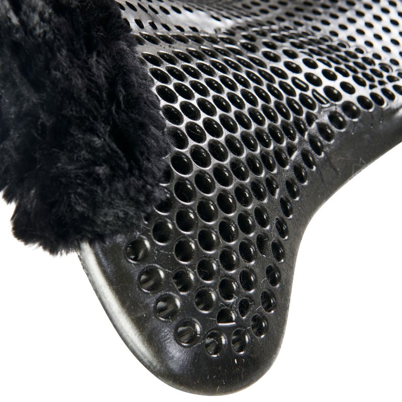 Acavallo Compensatore gel Classic montone rialzo anteriore - Nero - colore montone Sheepskin  Black