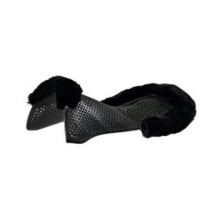 Acavallo Compensatore gel Classic montone rialzo posteriore - Nero - colore montone Sheepskin  Black