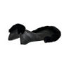Acavallo Compensatore gel Classic montone rialzo posteriore - Nero - colore montone Sheepskin  Black