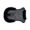 Acavallo Compensatore gel Classic montone rialzo posteriore - Nero - colore montone Sheepskin  Black