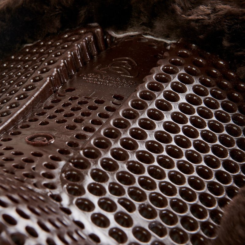 Acavallo Compensatore gel Classic montone rialzo posteriore - Marrone - colore montone Sheepskin  Brown