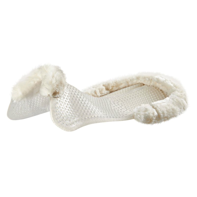 Acavallo Compensatore gel Classic montone rialzo posteriore - Trasparente - colore montone Sheepskin  Natural
