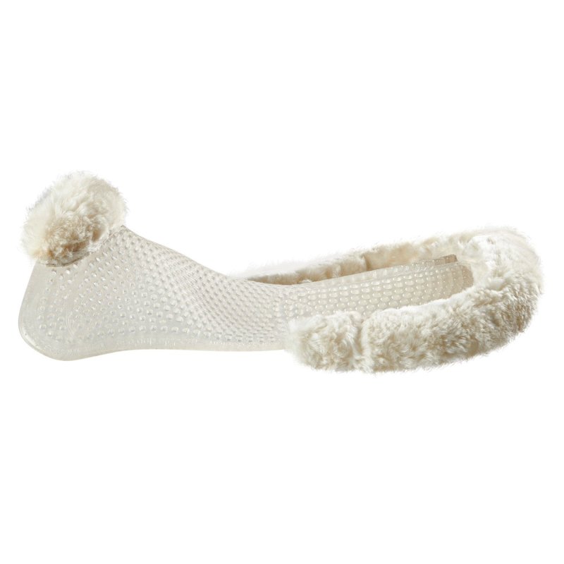 Acavallo Compensatore gel Classic montone rialzo posteriore - Trasparente - colore montone Sheepskin  Natural