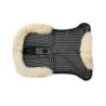Acavallo Compensatore gel Classic montone rialzo posteriore - Nero - colore montone Sheepskin  Natural