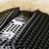 Acavallo Compensatore gel Classic montone rialzo posteriore - Nero - colore montone Sheepskin  Natural