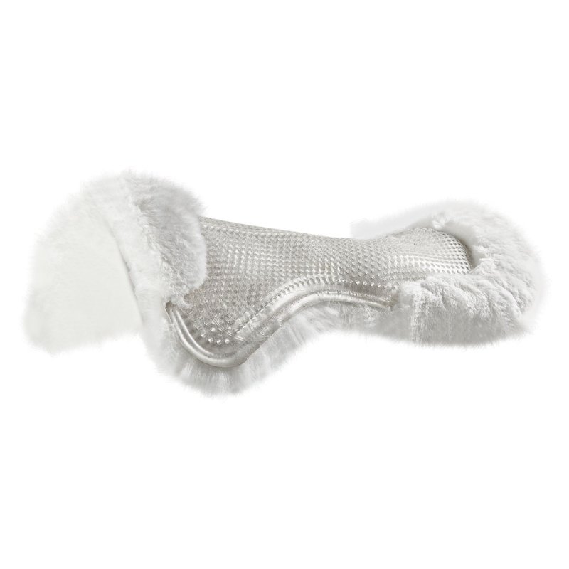 Acavallo Compensatore gel Classic rivestito in montone - Trasparente - colore montone Sheepskin  White