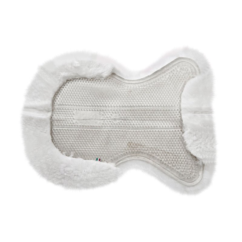 Acavallo Compensatore gel Classic rivestito in montone - Trasparente - colore montone Sheepskin  White