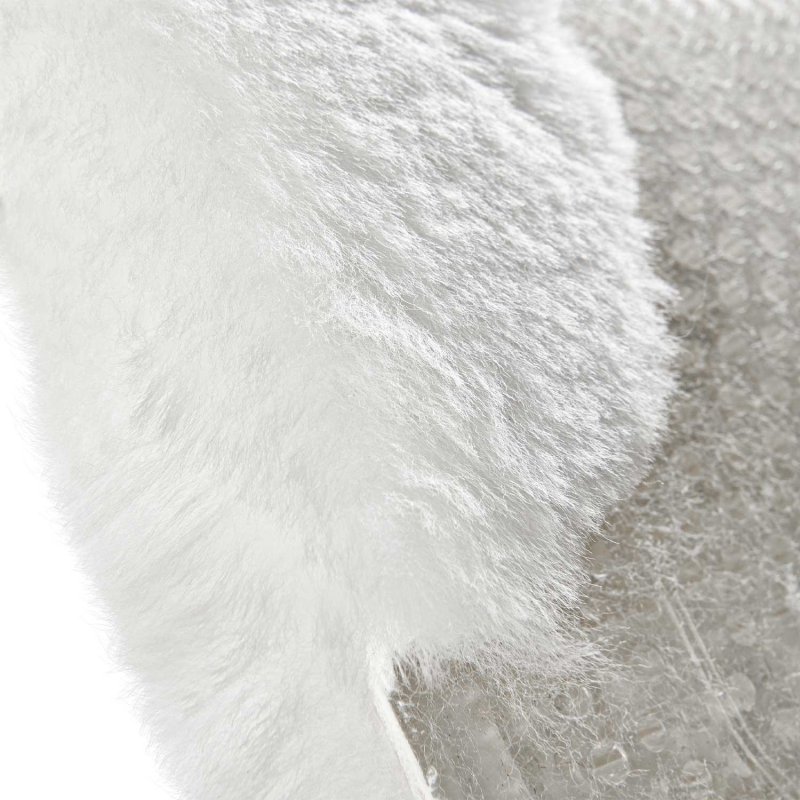 Acavallo Compensatore gel Classic rivestito in montone - Trasparente - colore montone Sheepskin  White