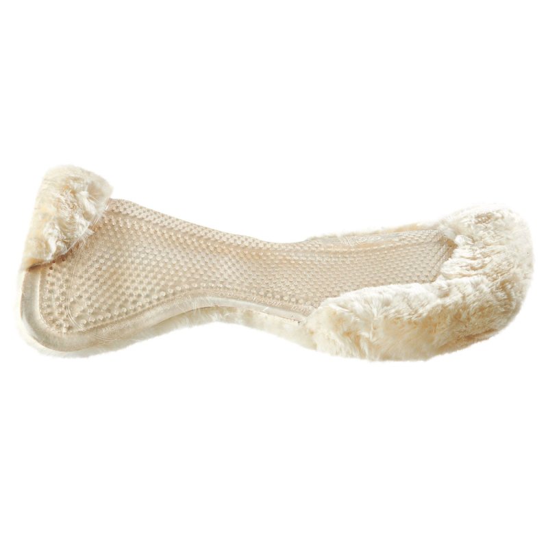 Acavallo Compensatore gel Classic rivestito in montone - Trasparente - colore montone Sheepskin  Natural