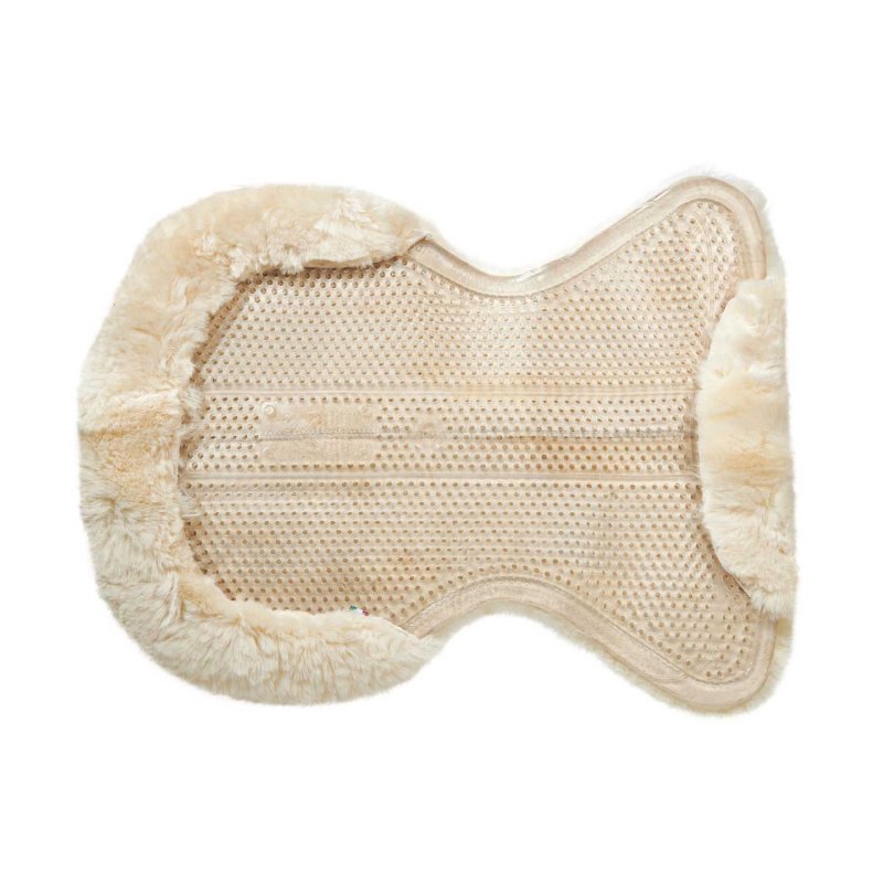 Acavallo Compensatore gel Classic rivestito in montone - Trasparente - colore montone Sheepskin  Natural