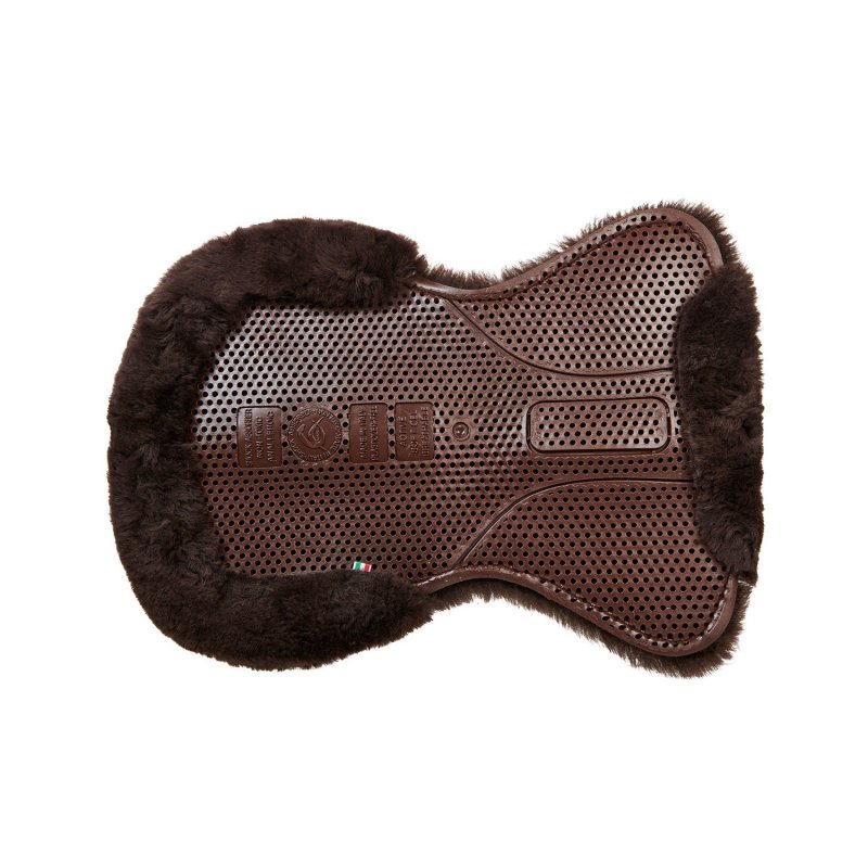 Acavallo Compensatore gel Classic rivestito in montone - Marrone - colore montone Sheepskin  Brown