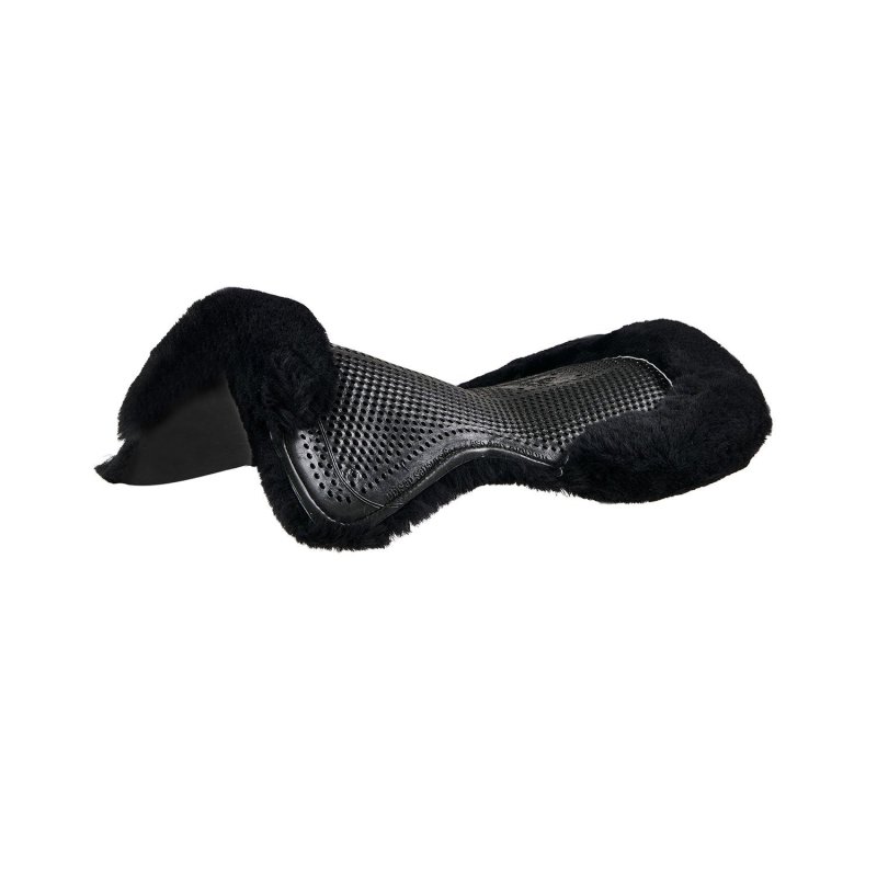 Acavallo Compensatore gel Classic rivestito in montone - Nero - colore montone Sheepskin  Black