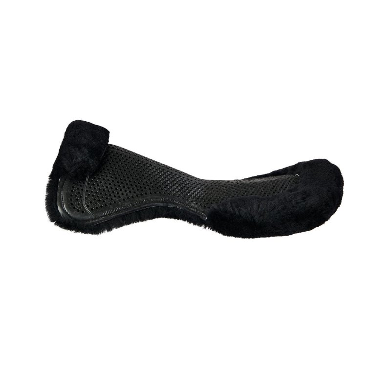 Acavallo Compensatore gel Classic rivestito in montone - Nero - colore montone Sheepskin  Black