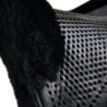 Acavallo Compensatore gel Classic rivestito in montone - Nero - colore montone Sheepskin  Black