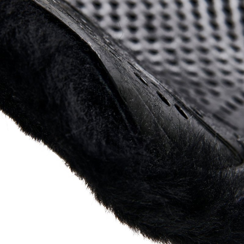 Acavallo Compensatore gel Classic rivestito in montone - Nero - colore montone Sheepskin  Black