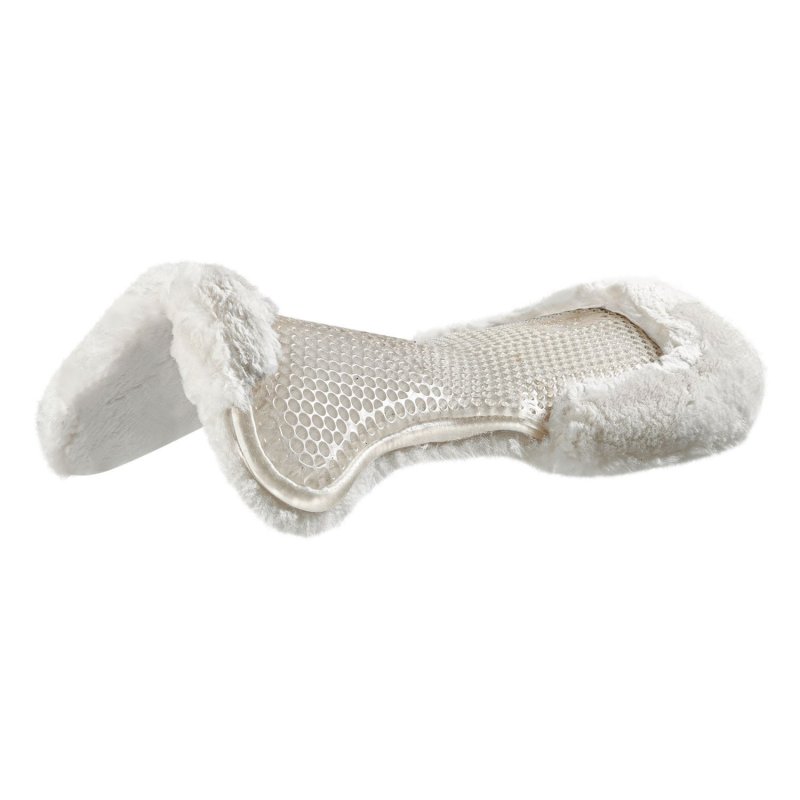 Acavallo Compensatore gel Classic montone integrale rialzo anteriore - Trasparente - colore montone Sheepskin  White