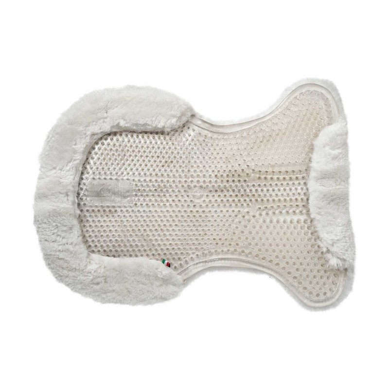 Acavallo Compensatore gel Classic montone integrale rialzo anteriore - Trasparente - colore montone Sheepskin  White