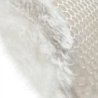 Acavallo Compensatore gel Classic montone integrale rialzo anteriore - Trasparente - colore montone Sheepskin  White
