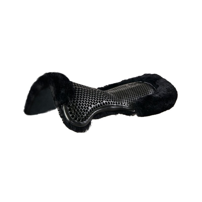 Acavallo Compensatore gel Classic montone integrale rialzo anteriore - Nero - colore montone Sheepskin  Black