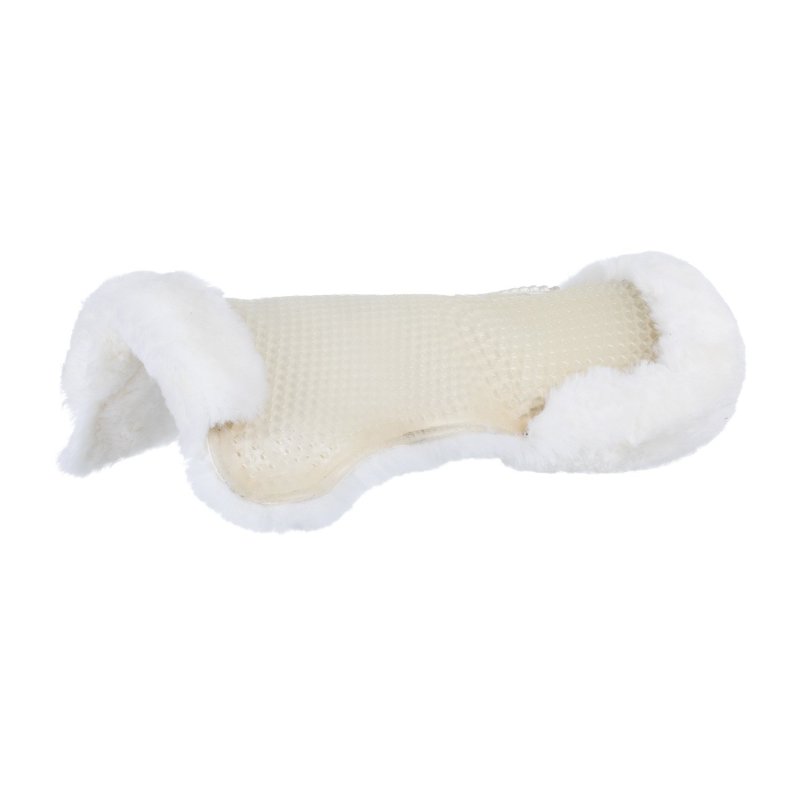Acavallo Compensatore gel Classic montone integrale rialzo posteriore - Trasparente - colore montone Sheepskin  White