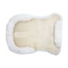Acavallo Compensatore gel Classic montone integrale rialzo posteriore - Trasparente - colore montone Sheepskin  White