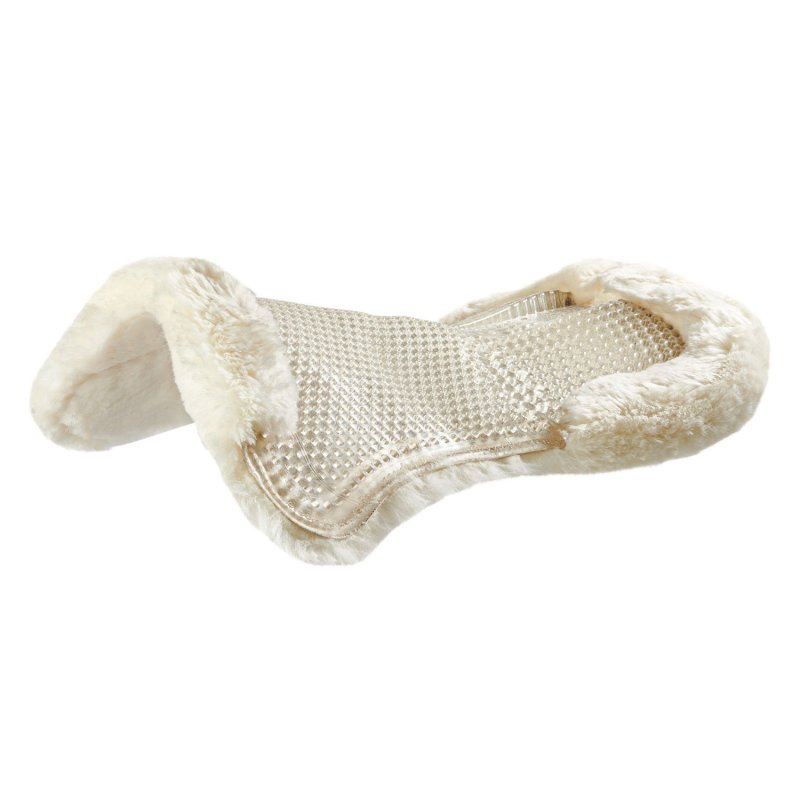 Acavallo Compensatore gel Classic montone integrale rialzo posteriore - Trasparente - colore montone Sheepskin  Natural