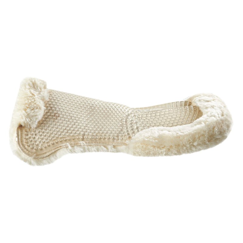 Acavallo Compensatore gel Classic montone integrale rialzo posteriore - Trasparente - colore montone Sheepskin  Natural