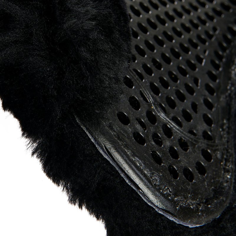 Acavallo Compensatore gel Classic montone integrale rialzo posteriore - Nero - colore montone Sheepskin  Black