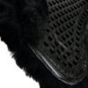 Acavallo Compensatore gel Classic montone integrale rialzo posteriore - Nero - colore montone Sheepskin  Black