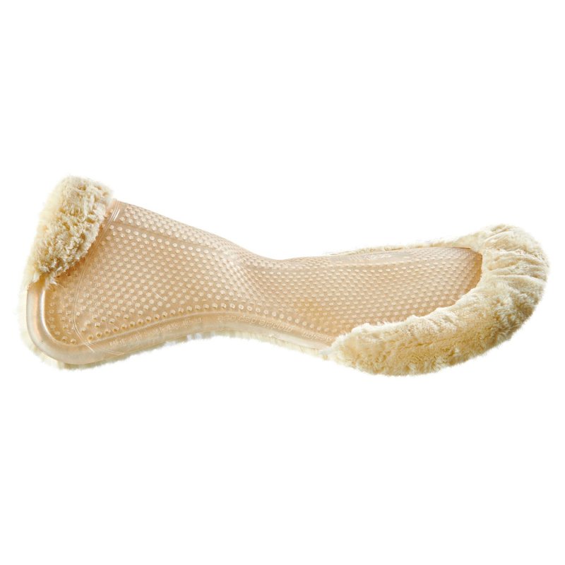 Acavallo Compensatore gel Classic rivestito in lana - Trasparente - colore montone Sheepskin  Natural