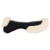 Acavallo Compensatore gel Massage con montone sagomato - Nero - colore montone Sheepskin  Natural