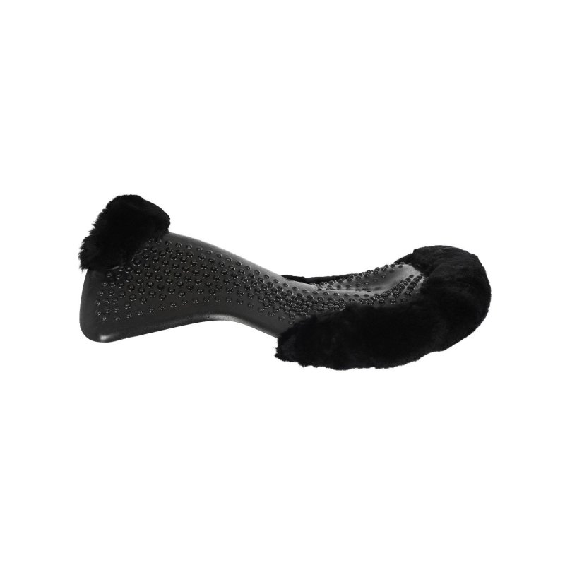 Acavallo Compensatore gel Massage con montone sagomato - Nero - colore montone Sheepskin  Black