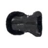 Acavallo Compensatore gel Massage rivestito in montone - Nero - colore montone Sheepskin  Black