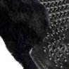 Acavallo Compensatore gel Massage rivestito in montone - Nero - colore montone Sheepskin  Black