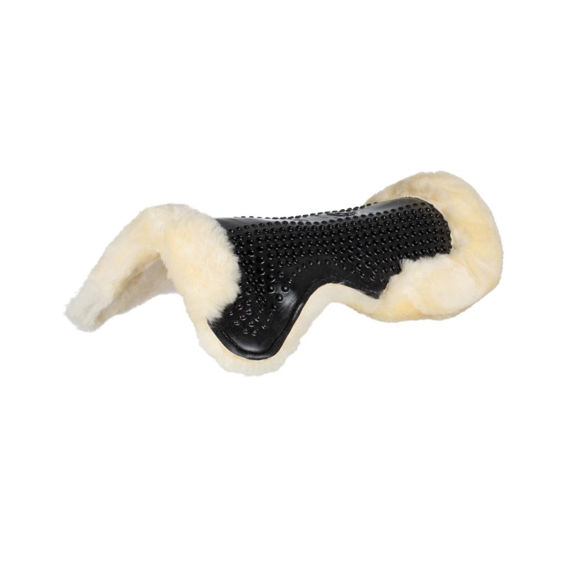 Acavallo Compensatore gel Massage rivestito in montone - Nero - colore montone Sheepskin  Natural