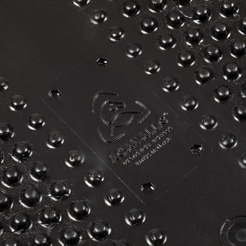 Acavallo Compensatore gel Massage rivestito in montone - Nero - colore montone Sheepskin  Natural