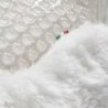 Acavallo Compensatore gel Massage rivestito in montone - Trasparente - colore montone Sheepskin  White