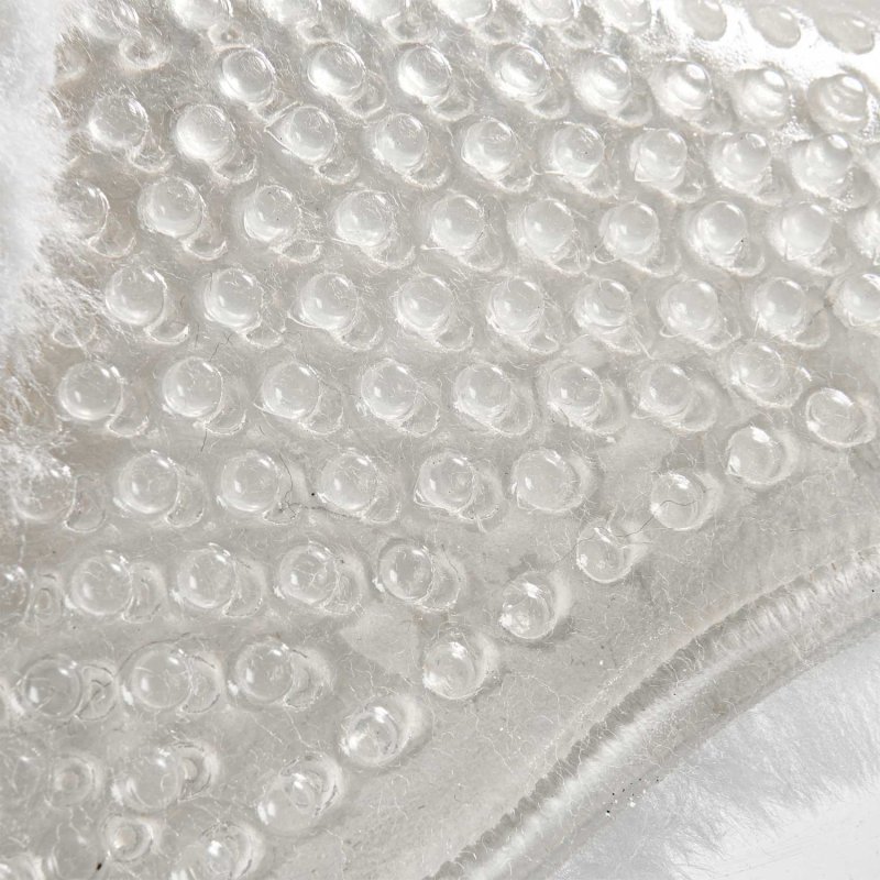 Acavallo Compensatore gel Massage rivestito in montone - Trasparente - colore montone Sheepskin  White